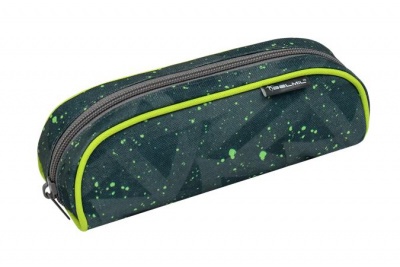 Tolltartó, henger alakú, cipzáras, BELMIL "T-Rex roar", többszínű