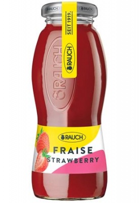 Gyümölcsnektár, 40%,szénsavmentes, 0,2 l, RAUCH "Prémium", eper