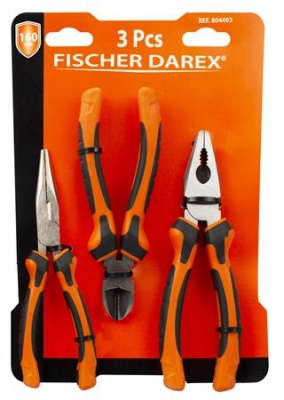 Fogó készlet, FISCHER DAREX, 3 különböző típus