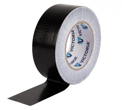 Ragasztószalag, 48mm x 50m,  szálerősített, szupererős, VICTORIA FACILITY, fekete