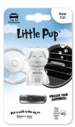 Autóillatosító, szellőzőrácsra, LITTLE JOE "PUP New Car", fehér