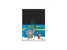 Rajzlap, A3, 180g, 50 lap, STEPA, fekete